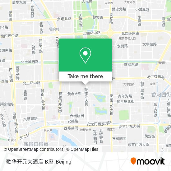 歌华开元大酒店-B座 map