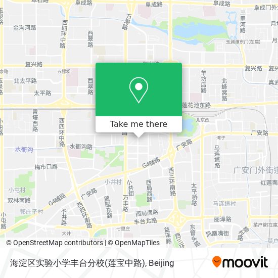 海淀区实验小学丰台分校(莲宝中路) map