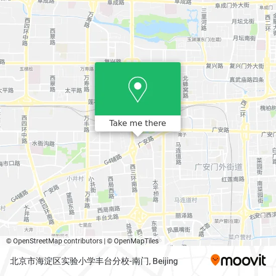 北京市海淀区实验小学丰台分校-南门 map
