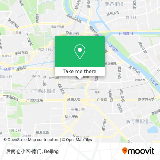 后南仓小区-南门 map