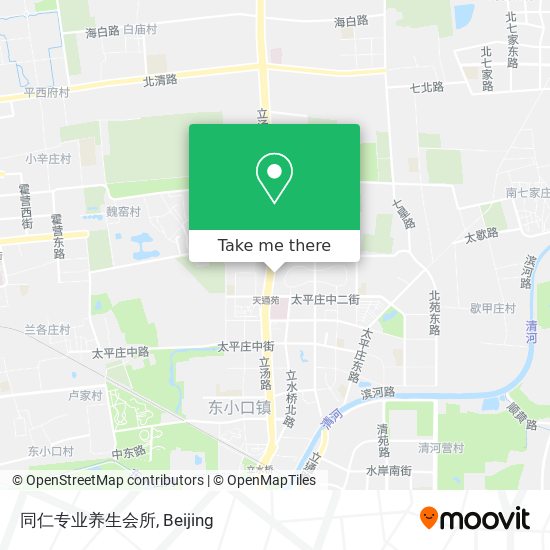 同仁专业养生会所 map