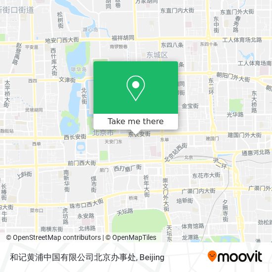 和记黄浦中国有限公司北京办事处 map