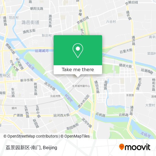 荔景园新区-南门 map