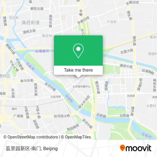 荔景园新区-南门 map