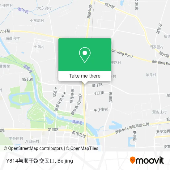 Y814与顺于路交叉口 map