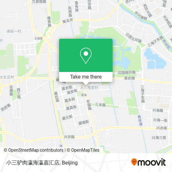 小三驴肉瀛海瀛嘉汇店 map