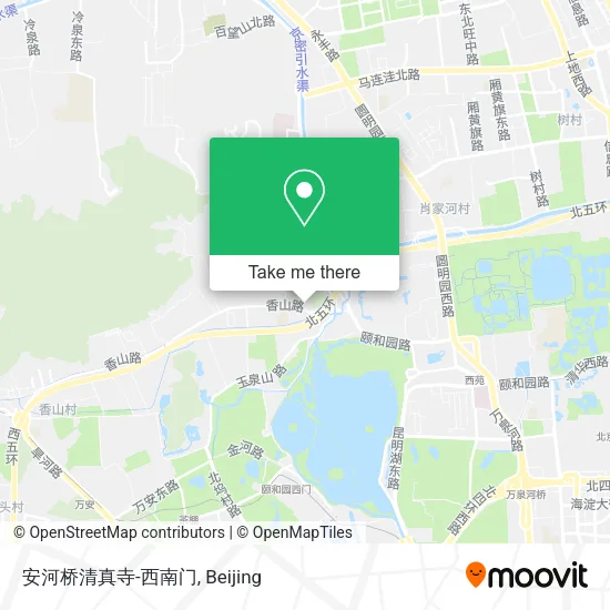 安河桥清真寺-西南门 map