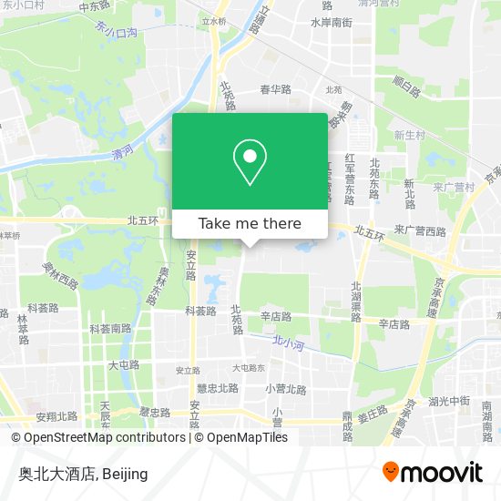 奥北大酒店 map