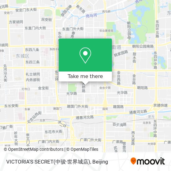 VICTORIA'S SECRET(中骏·世界城店) map
