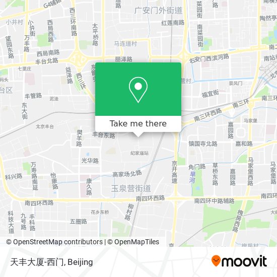 天丰大厦-西门 map