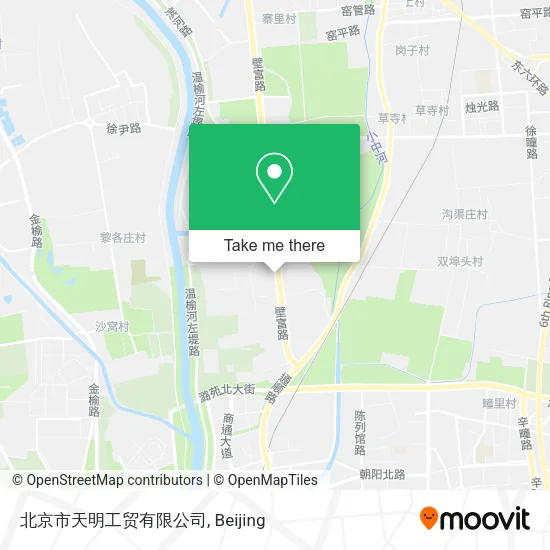 北京市天明工贸有限公司 map
