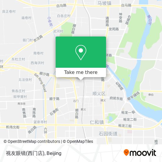 视友眼镜(西门店) map