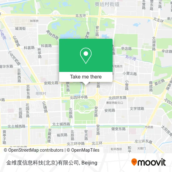 金维度信息科技(北京)有限公司 map