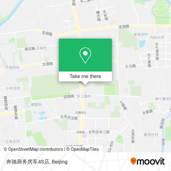 奔驰商务房车4S店 map