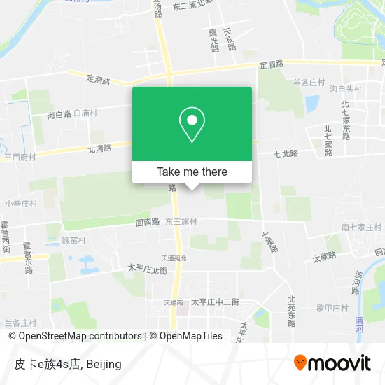 皮卡e族4s店 map