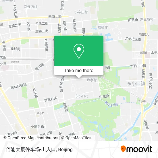 佰能大厦停车场-出入口 map