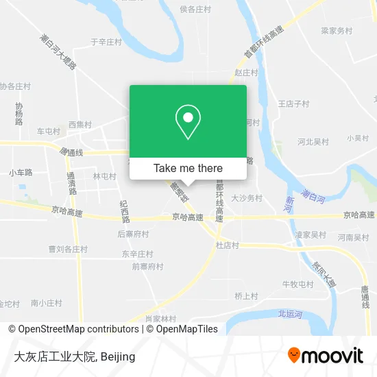 大灰店工业大院 map