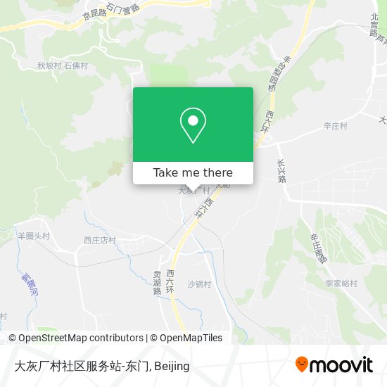大灰厂村社区服务站-东门 map