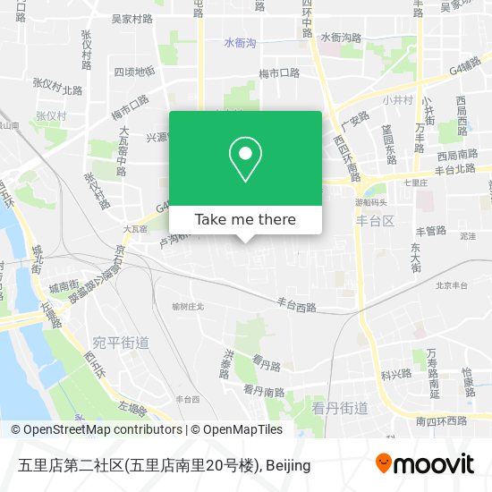 五里店第二社区(五里店南里20号楼) map