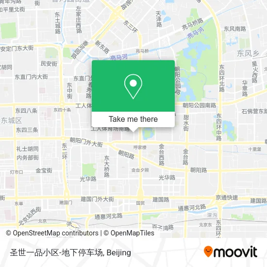 圣世一品小区-地下停车场 map