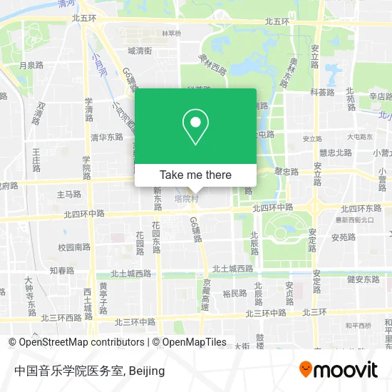 中国音乐学院医务室 map