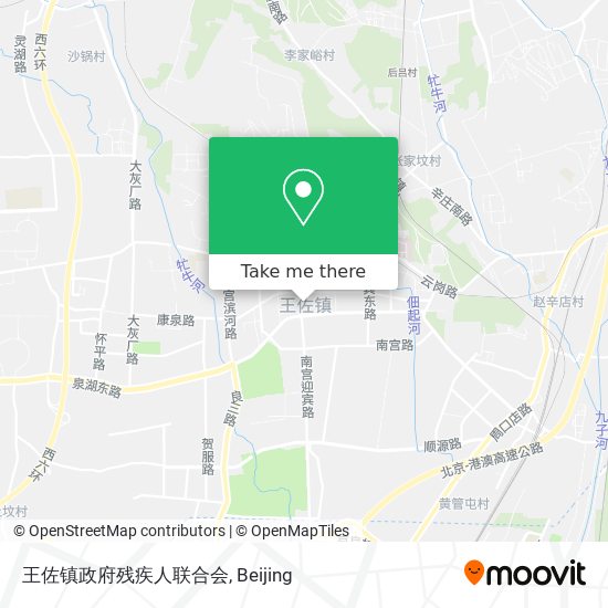 王佐镇政府残疾人联合会 map