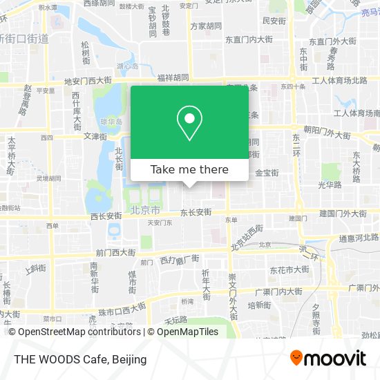 THE WOODS Cafe map