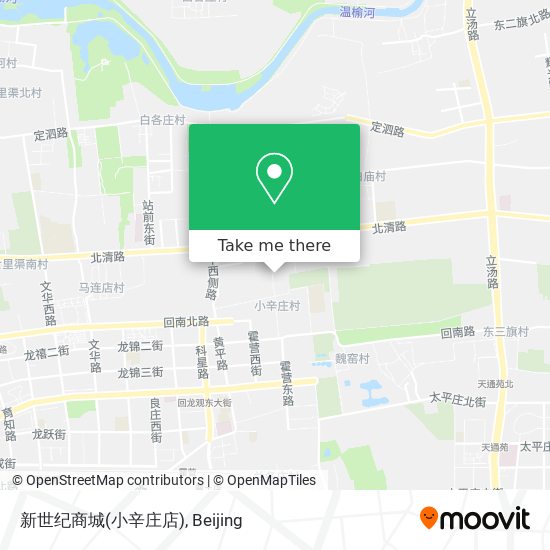 新世纪商城(小辛庄店) map