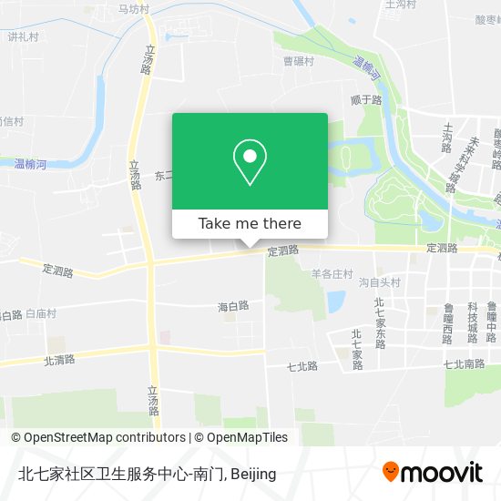 北七家社区卫生服务中心-南门 map