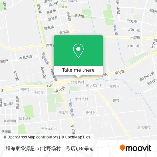 福海家绿源超市(北野场村二号店) map