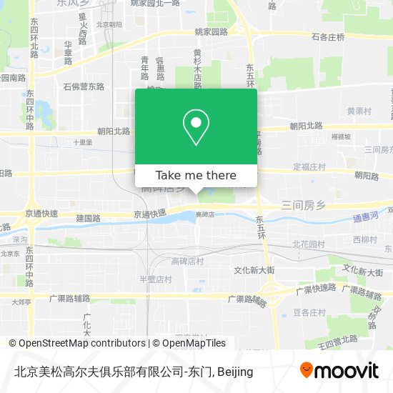 北京美松高尔夫俱乐部有限公司-东门 map