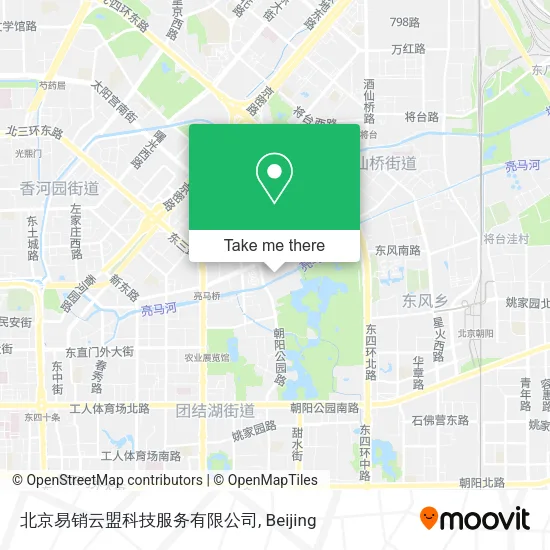 北京易销云盟科技服务有限公司 map