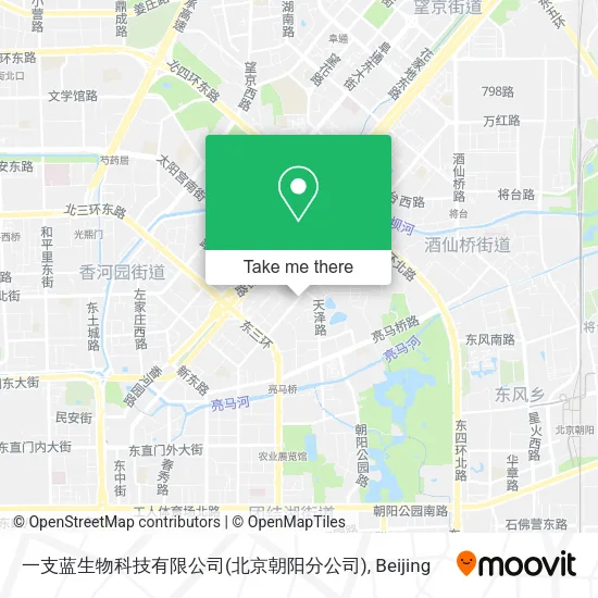 一支蓝生物科技有限公司(北京朝阳分公司) map