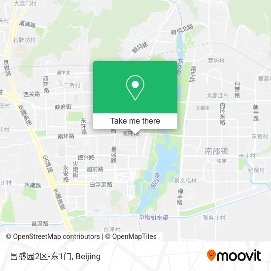 昌盛园2区-东1门 map