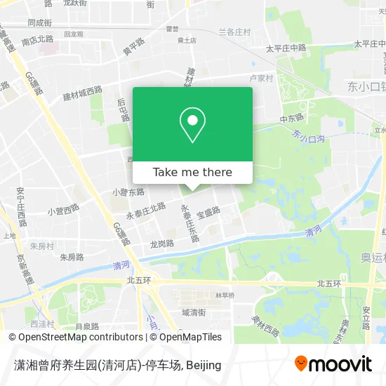 潇湘曾府养生园(清河店)-停车场 map