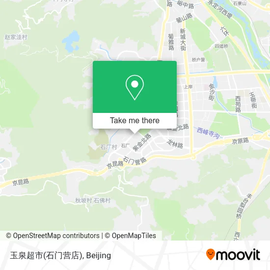 玉泉超市(石门营店) map