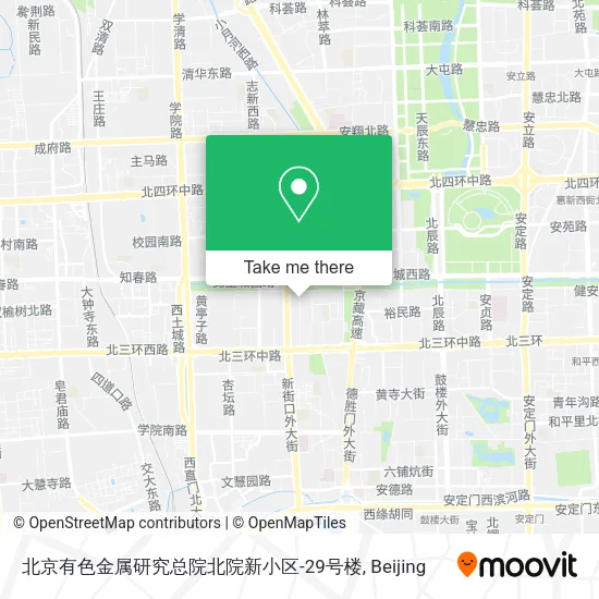 北京有色金属研究总院北院新小区-29号楼 map