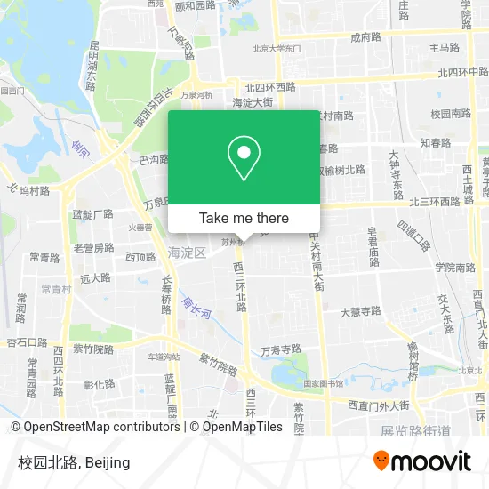 校园北路 map