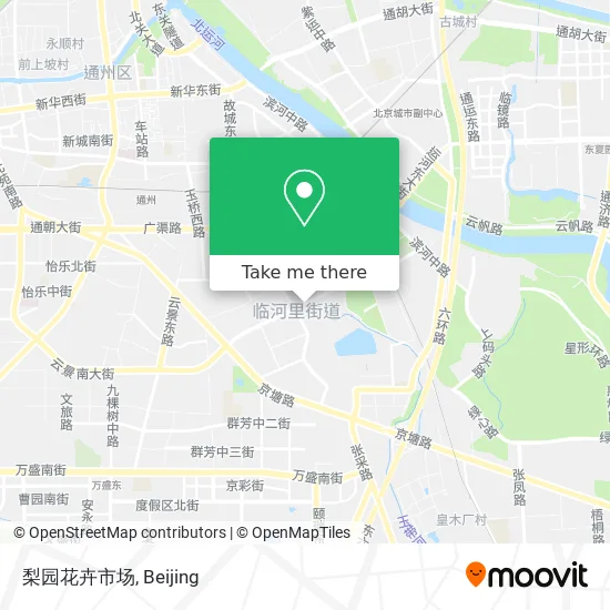 梨园花卉市场 map