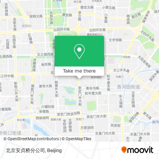 北京安贞桥分公司 map