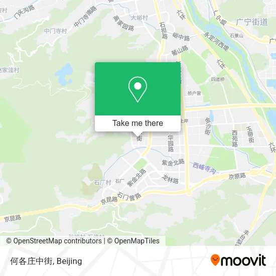 何各庄中街 map