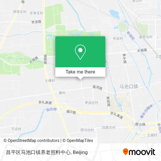 昌平区马池口镇养老照料中心 map