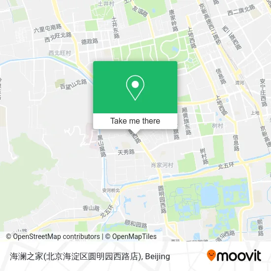 海澜之家(北京海淀区圆明园西路店) map