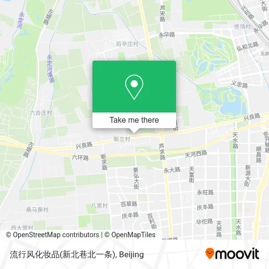 流行风化妆品(新北巷北一条) map