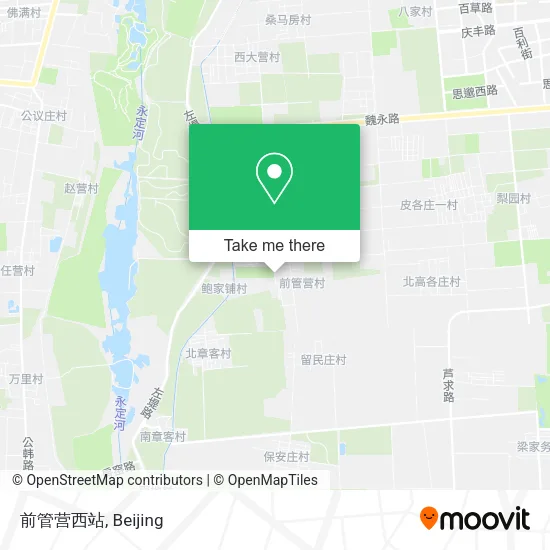 前管营西站 map