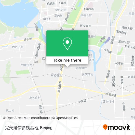 完美建信影视基地 map