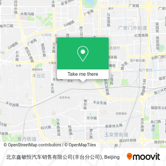 北京鑫敏恒汽车销售有限公司(丰台分公司) map