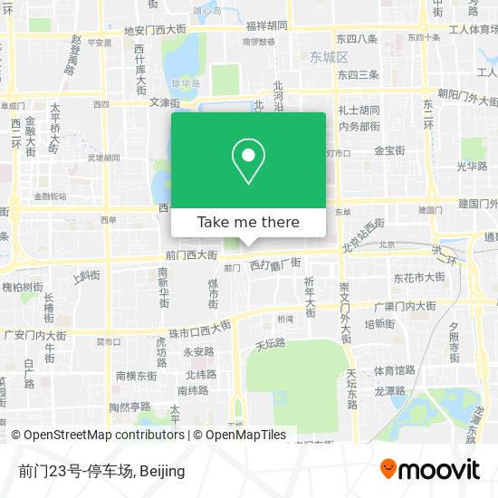 前门23号-停车场 map