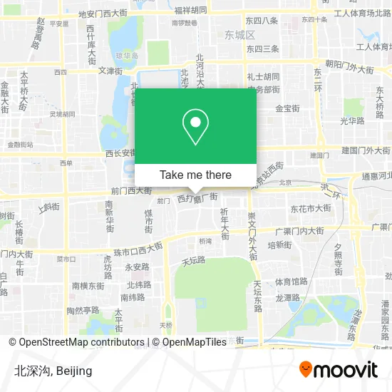 北深沟 map