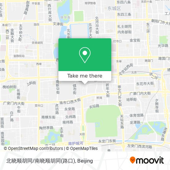 北晓顺胡同/南晓顺胡同(路口) map